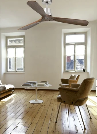 Потолочный вентилятор матовый никель 1320 мм IP20 Faro Lantau 33370FAR