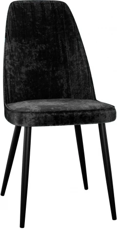 Стул DikLine 326 микровелюр M18 черный, ножки черные