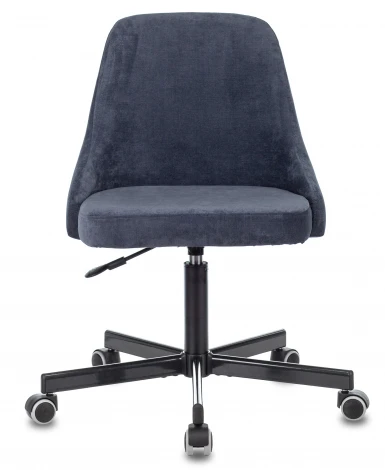 Кресло Бюрократ CH-340M темно-синий Light-27 крестовина металл