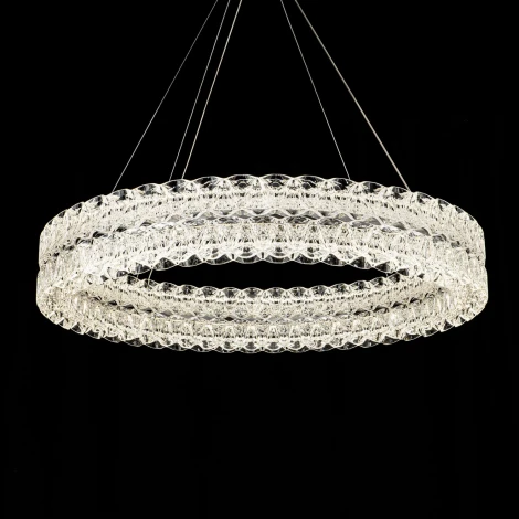 Подвесная люстра светодиодная с пультом с регулировкой цветовой температуры Modelux ML.8185.800 CR