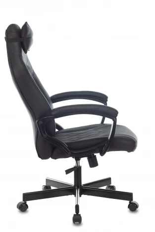 Кресло игровое Zombie VIKING 6 KNIGHT черный эко.кожа с подголов. крестовина металл