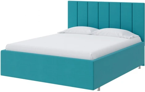 PROxSON Кровать Modern Large (Ткань: Велюр Forest 562 Голубой) 90x200