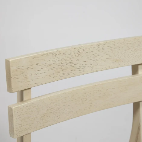 CT 8805 Стул Fes с мягким сиденьем античный белый (дерево гевея)