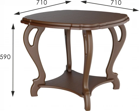 Стол журнальный Кофейный П орех Л Mebelik арт.008632