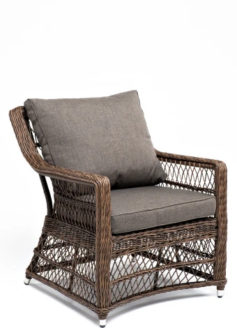 "Гранд Латте" кресло из искусственного ротанга, цвет коричневый 4SIS арт.УТ-00002849