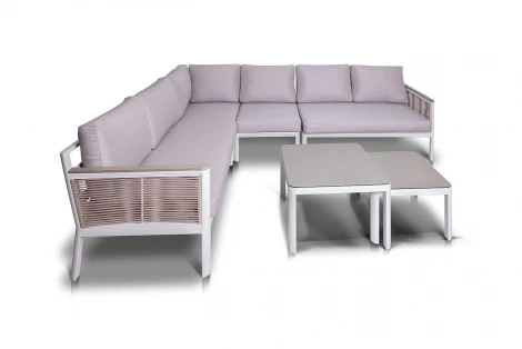 "Париж" угловой модульный диван, каркас из алюминия 4SIS арт.УТ-00006533