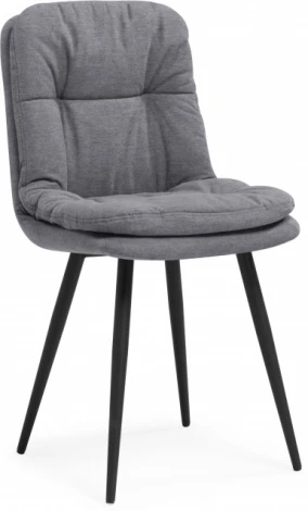 Стул на металлокаркасе Notta Майк темно-серый / черный арт.612664