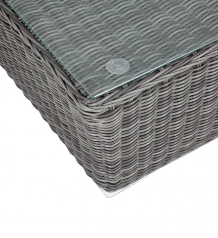 Журнальный столик из искусственного ротанга, цвет графит 4SIS Капучино YH-S4133W graphite