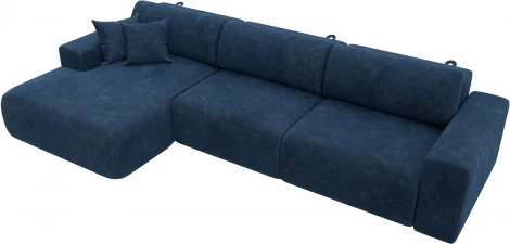 Диван угловой Лига-036 НПБ Классик Лонг левый угол Лига Диванов (Велюр) арт.127787L