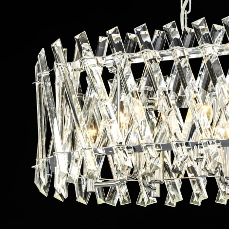 Подвесная люстра Citilux Ингвар CL334301 (220V, хрусталь, на цепи)