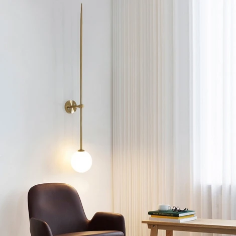 Настенный светильник (бра) Lines Ball 150 Gold ImperiumLoft Lines-12 (178058-26) (220V, шар)