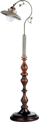 Торшер N-Light 846 846-01-05 красное дерево+бронза