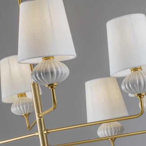 Потолочная люстра на штанге Freya Ceramics FR2029PL-08BS (220V)