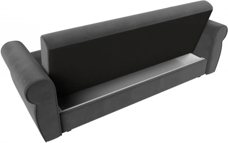 Диван-книжка Лига-019 (Серый/Велюр) Лига Диванов арт.118343