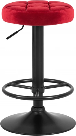 Табурет барный BRUNO BLACK (бордо велюр (MJ9-43))