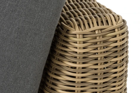 "Капри" модуль диванный угловой с подушками, цвет соломенный 4SIS арт.УТ-00009393