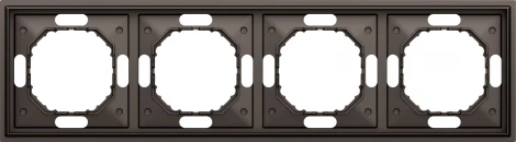 Рамка 4-я, мокко Donel S08 DS21453