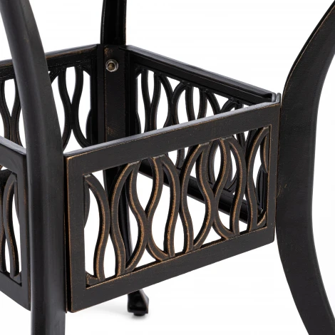 Комплект Secret de Maison Quartet/Квартет (стол+4 стула) алюминиевый сплав, бронзовый Tetchair 25572