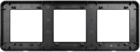 Рамка пластиковая FRM-VERSA-PL-3-BK (Arlight) 043784