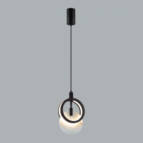 Подвесной светильник Odeon Light Mercury 5422/17L черный/металл/алебастр LED 17W 3000K (220V, на проводе)