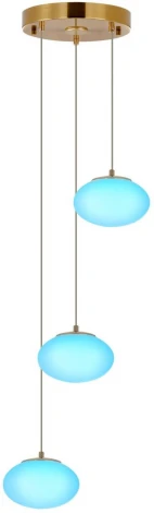 Подвесной светильник RGB Citilux Atman Smart Wi-Fi CL226A033 (LED, 220V, голосовое управление, пульт управления, управление смартфоном, умный дом - Алиса, Маруся, Салют, на проводе)