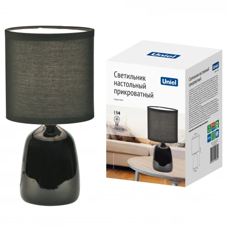 Настольная лампа Uniel UML-B305 E14 BLACK