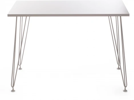 Стол STAR ЛДСП/металл, 110х70х75 см, белый топ/белые ножки Tetchair 19240