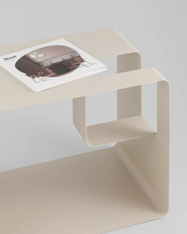 Журнальный столик Stool Group Viwa металл светло-серый УТ000041891