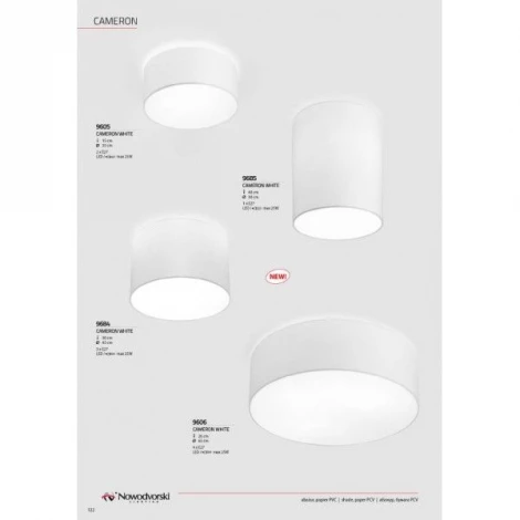 Потолочный светильник круглый Nowodvorski Cameron 9684 (220V)