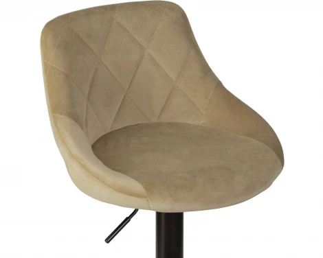 Набор 2 шт стул барный DOBRIN LOGAN BLACK (мокко велюр (MJ9-9))