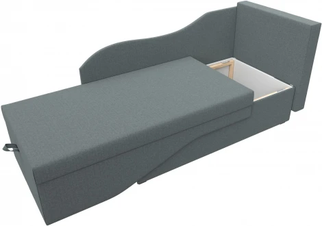 Кушетка Гармония правая (Серый/Рогожка) Лига Диванов арт.125839