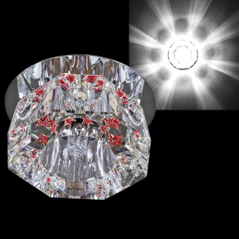 Встраиваемый точечный светильник Sneha 8200/T-S G9 RED (220V)