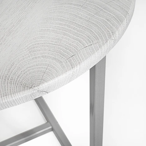 Стол журнальный BeautyStyle 27 дуб дымчатый/металлик Mebelik арт.009006