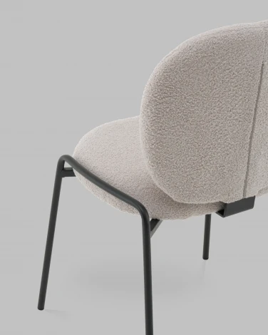 Стул Моллек букле светло-серый Stool Group арт.УТ000041521