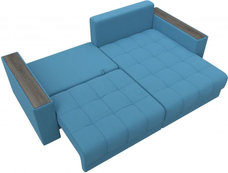 Диван угловой с декором Лига-049 НПБ Лига Диванов (Рогожка) арт.128453