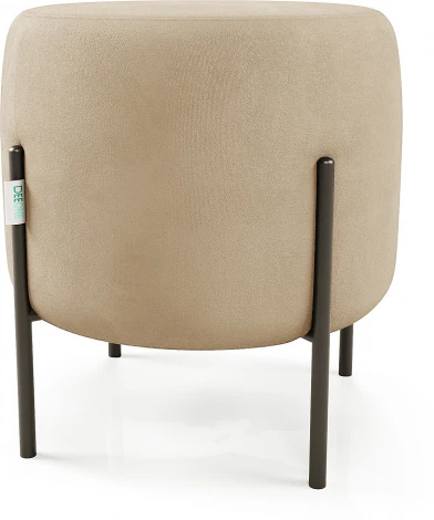 Маленькая радость Пуф круглый на ножках, бежевый D1 furniture арт.AAA41674003