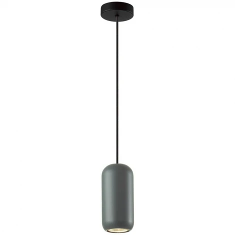 Подвесной светильник Odeon Light Cocoon 5060/1E PENDANT темн.зеленый/черный/металл GU10 LED 4W (220V, на проводе)