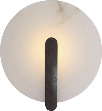 Настенный светильник ST Luce Montre SL1195.401.01 черный/алебастр LED 1*5W 3000K (220V, круглые)