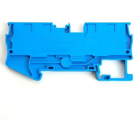 Зажим пружинный 4-х проводной проходной Stekker 49254