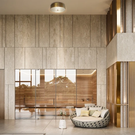 Потолочный светильник круглый Maytoni Ripple MOD096CL-05G