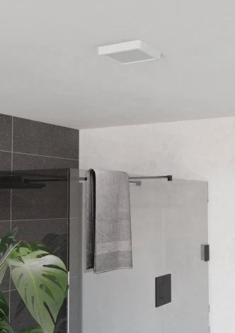 Настенно-потолочный светильник с регулировкой цветовой температуры Eglo Fueva 6 901335 7W(LED) 2700K, 4000K, 6500K, пластик, белый, белый