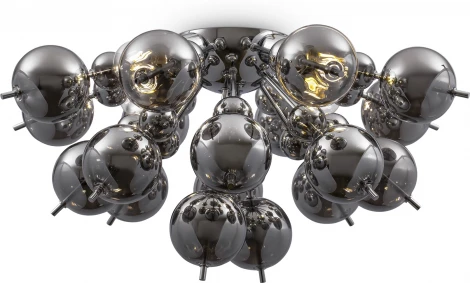 Потолочная люстра Maytoni Bolla MOD133CL-04CH (220V, шарики, молекулы)