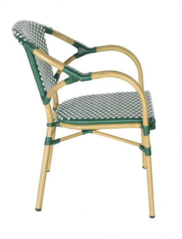 "Кабри" плетеный стул из искусственного ротанга, цвет зеленый 4SIS арт.УТ-00009555