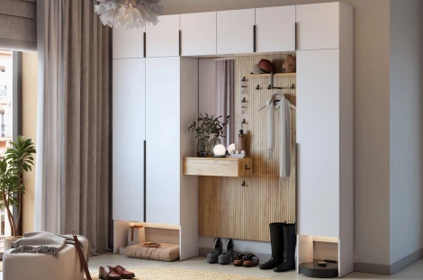 Вешалка 1 Бодрум Mebelson (ЛДСП/Дуб крафт золотой) арт.176762,2553