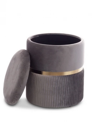 Пуфик малый серый MY iNTERNO Roma MY19B352-W(small)