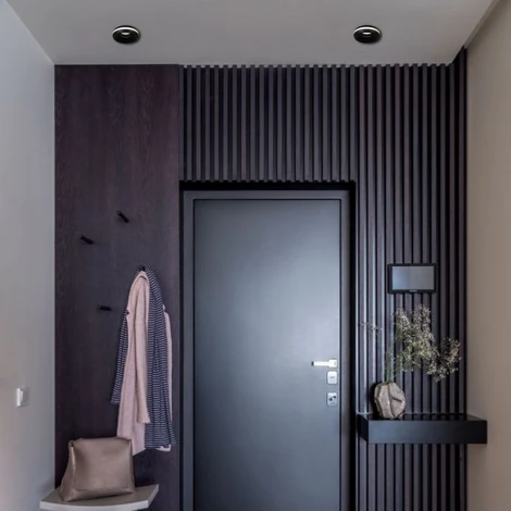 Точечный светильник Reluce 16074-9.5-001QR MR16 BK (220V, круглые)