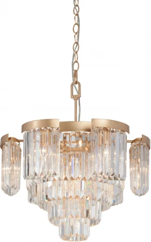 Подвесная люстра Vitaluce V58370-8/13, 3xE14 макс. 40Вт (220V, хрусталь, на цепи)