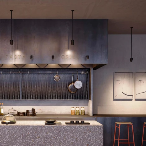 Светильник спот на штанге LGD-PERISCOPE-R35-6W Day4000 (BK, 24 deg, 230V) (Arlight, IP40 Металл) 045193