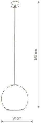 Подвесной светильник Nowodvorski Polaris 9060 (220V, шар)