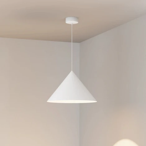 Подвесной светильник SP-MAKOTO-R550-14W Warm3000 (WH, 36 deg, 230V, TRIAC) (Arlight, IP20 Металл) 054410 (LED, на проводе)